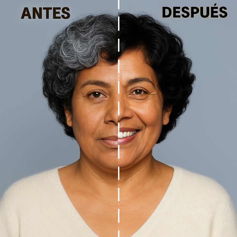 Champú Colorante 3 en 1 - Cubre Canas y Cuida tu Cabello