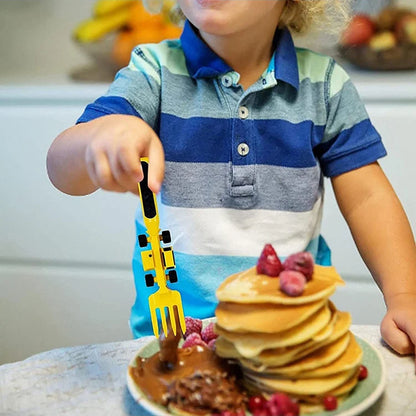 Plato y Cubiertos Divertidos Para Niños