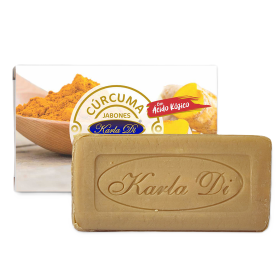 Jabón Cúrcuma + Ácido Kójico para Manchas y Tono Uniforme