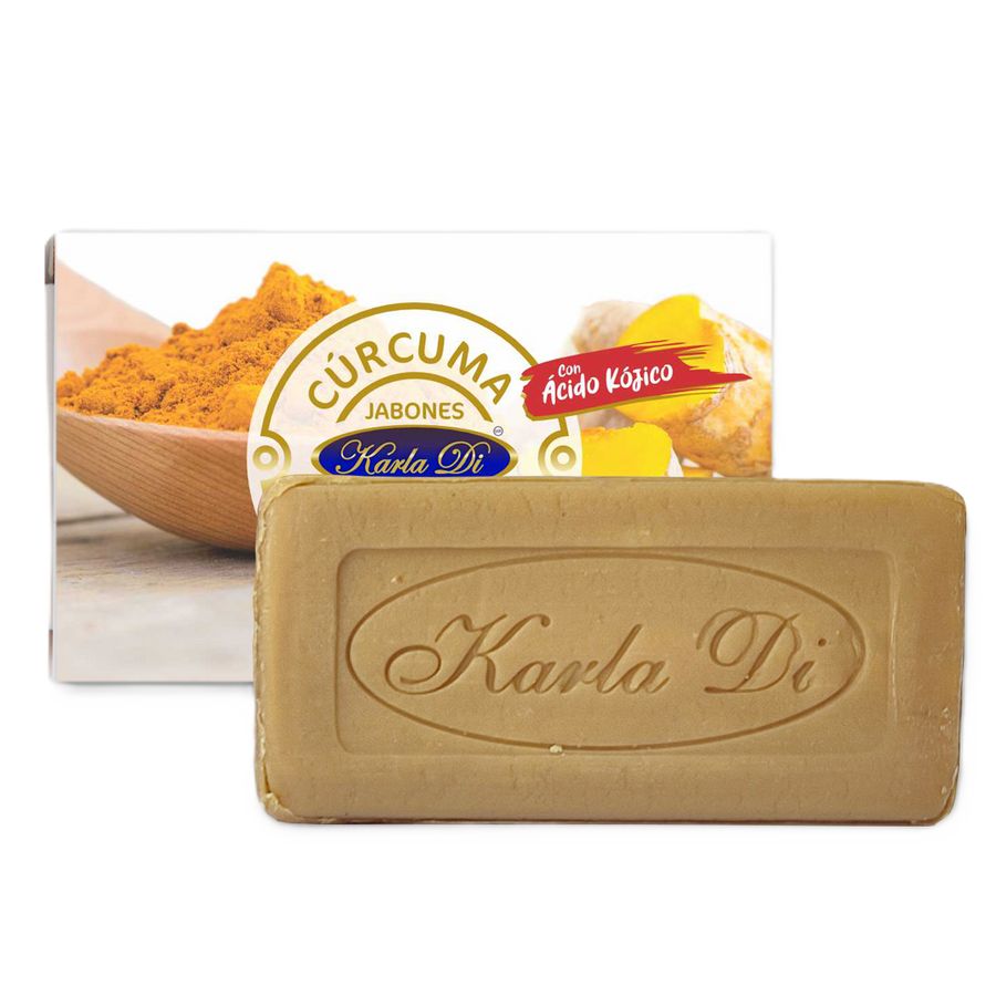 Jabón Cúrcuma + Ácido Kójico para Manchas y Tono Uniforme