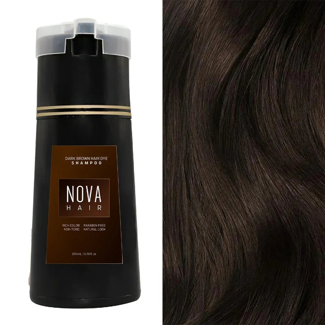 NovaHair Colorante Instantáneo - Ingredientes Premium Extractos Naturales