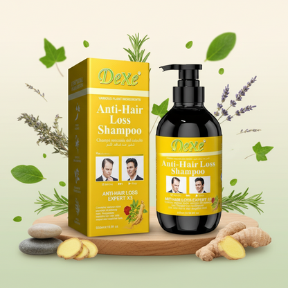 Shampoo Anticaída con Ginseng para Cabello Más Sano