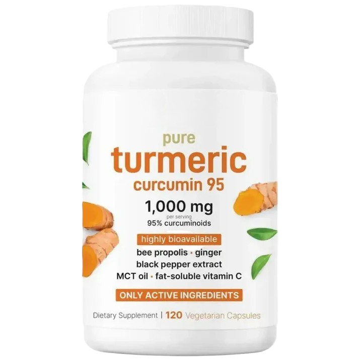 Cápsulas de Cúrcuma Curcumina 6-en-1 para Bienestar y Confort Diario