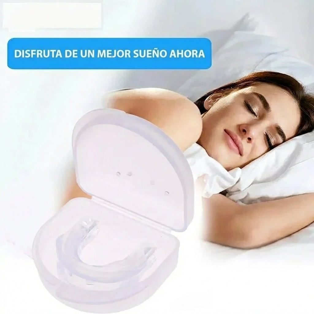 Protector Bucal Anti Ronquidos y Bruxismo (Silicona Moldeable)