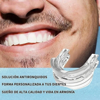Protector Bucal Anti Ronquidos y Bruxismo (Silicona Moldeable)