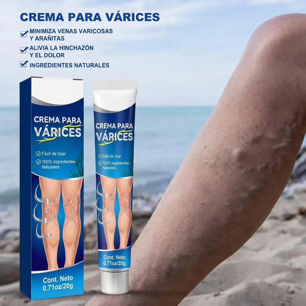 Crema de Masaje para Piernas Ligeras y Apariencia Más Lisa