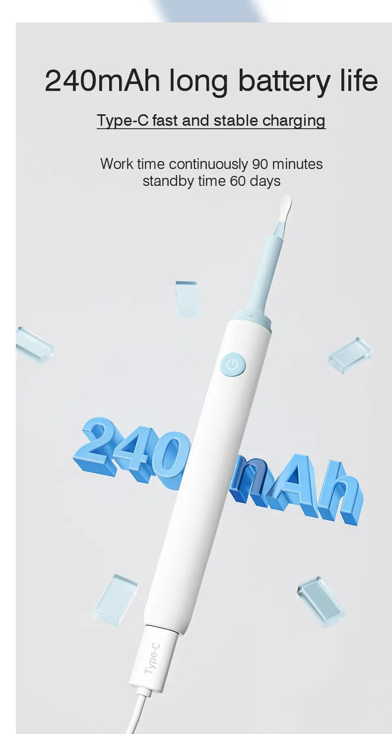 Cámara Otoscopio WiFi HD para Limpieza de Oídos (Ves en Vivo)