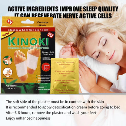 Parches Relajantes para Pies con Artemisa (10 pares) – Descanso Nocturno