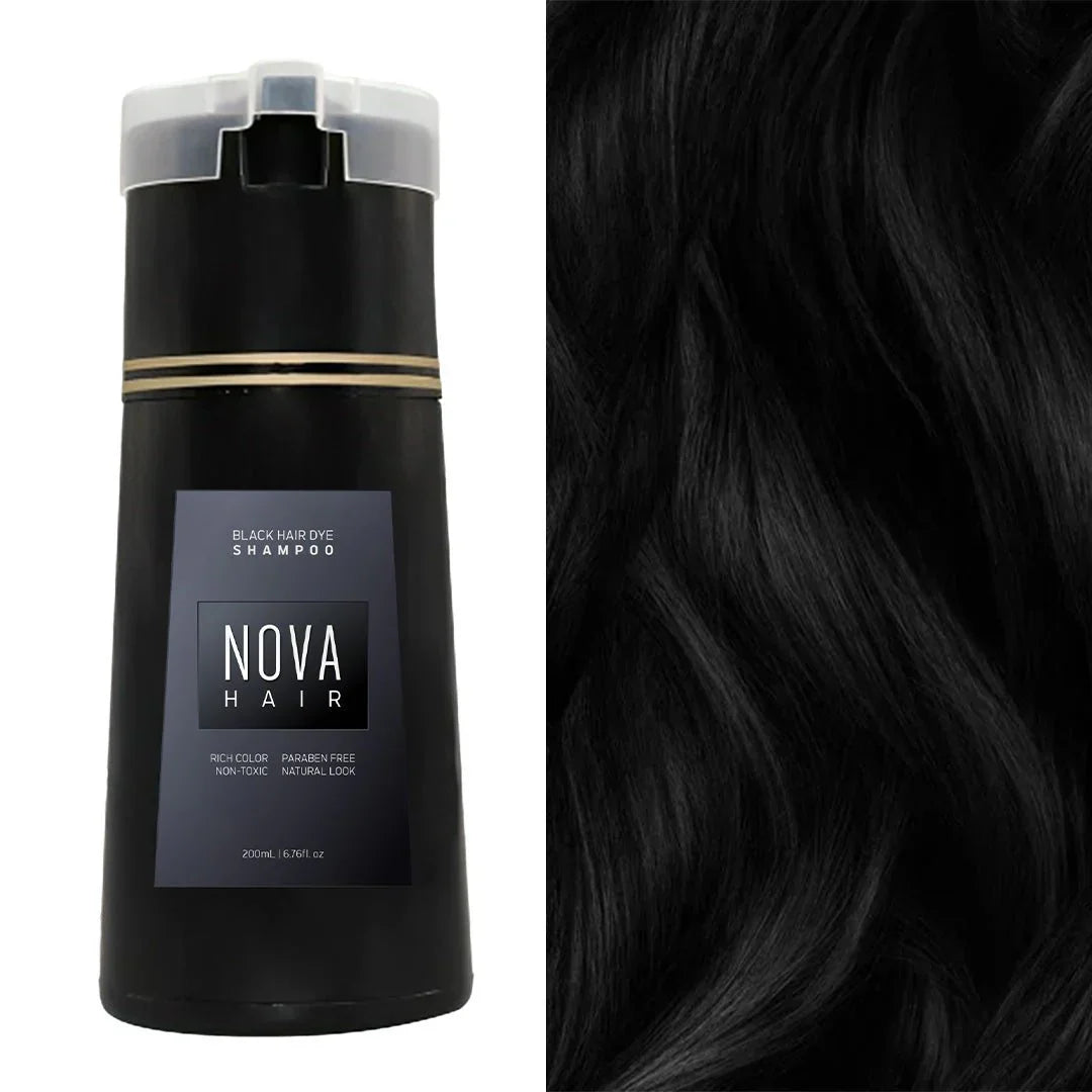 NovaHair Colorante Instantáneo - Ingredientes Premium Extractos Naturales