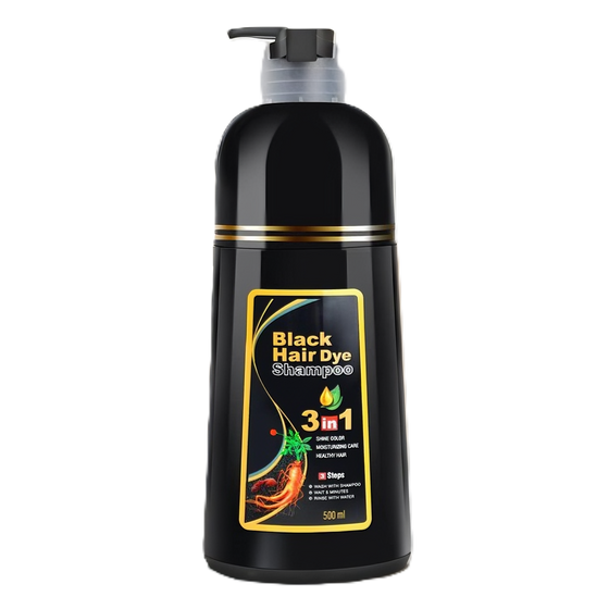 Shampoo Colorante 3 en 1: Cubre Canas en la Ducha y Deja el Cabello Suave