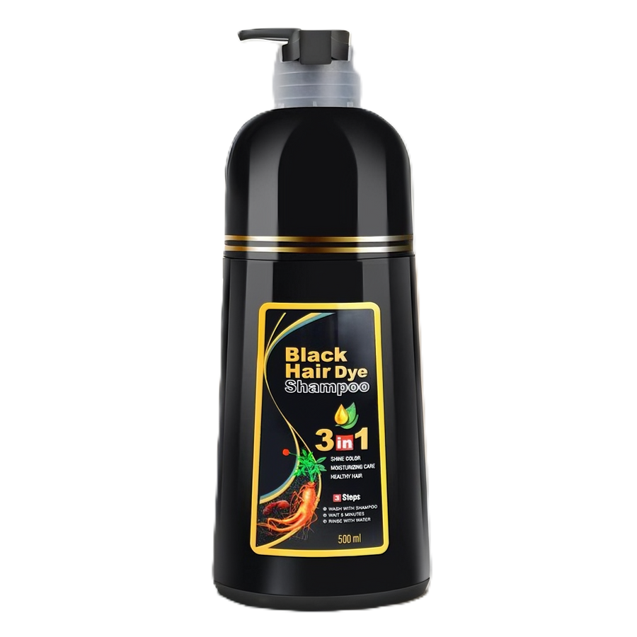 Shampoo Colorante 3 en 1: Cubre Canas en la Ducha y Deja el Cabello Suave