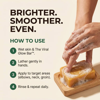 Turmeric + Kojic Acid Glow Soap Bar (Face & Body)